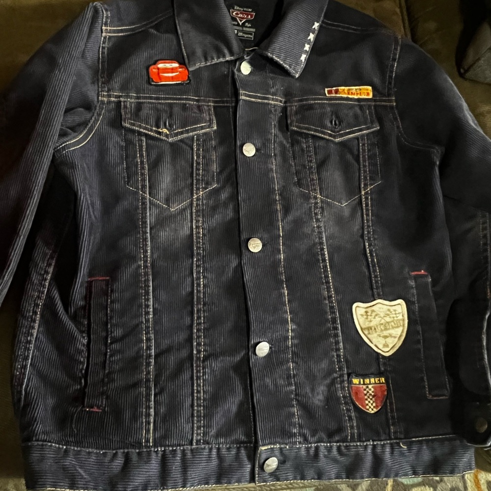 Child Blue Denim Jacket with Patches